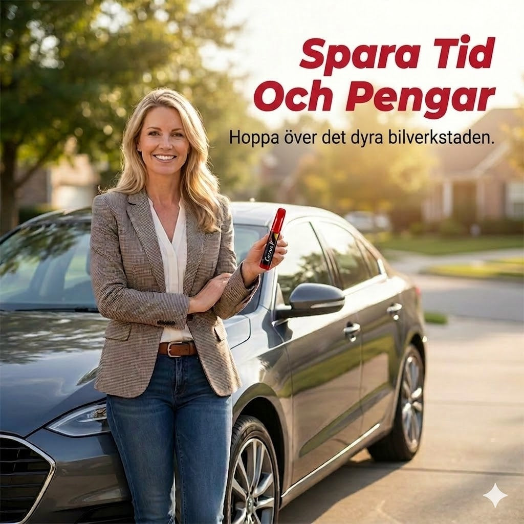 🚗 One-touch lackpenna för bil - Repborttagning och lackreparation ✏️