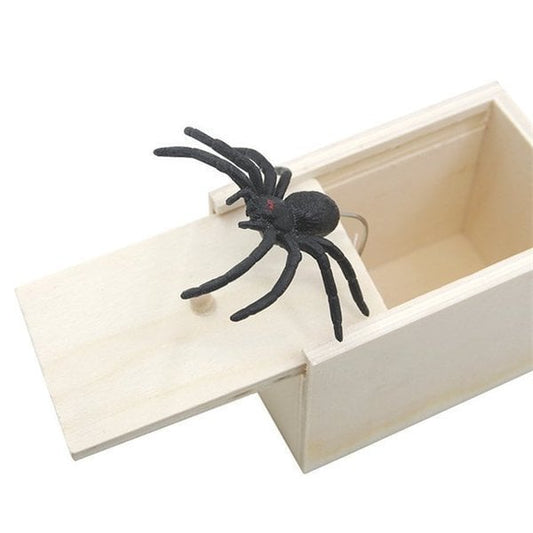 Rolig spindelbox för skämt