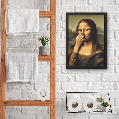 Humoristisk Mona Lisa-canvas