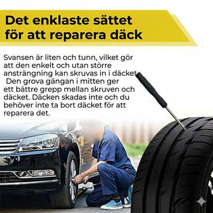 🔩 60-pack däckreparationspluggar i två storlekar