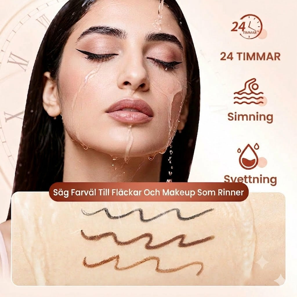 14-delars set med vattenfasta, färgglada gel-eyeliners 👁️🌈✏️