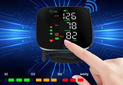 Portabel blodtrycksmätare för överarmen – fickformat, trådlös design