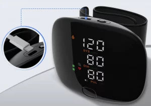 Portabel blodtrycksmätare för överarmen – fickformat, trådlös design