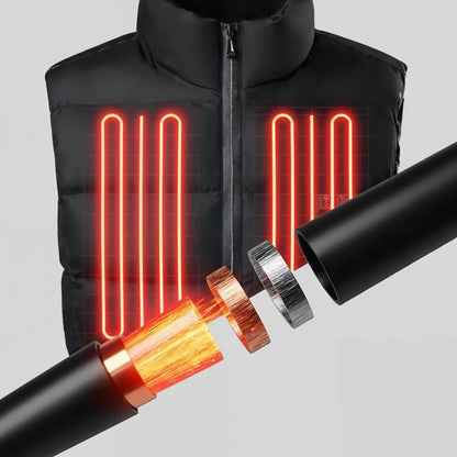 Oplaadbaar Verwarmd Vest (met USB)