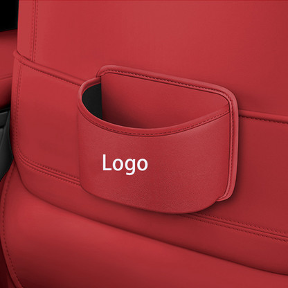 Läderhållare för take away-kaffe – portabel mugghållare med klämma