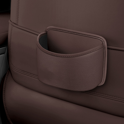 Läderhållare för take away-kaffe – portabel mugghållare med klämma