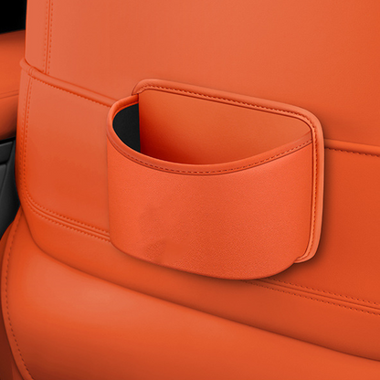 Läderhållare för take away-kaffe – portabel mugghållare med klämma