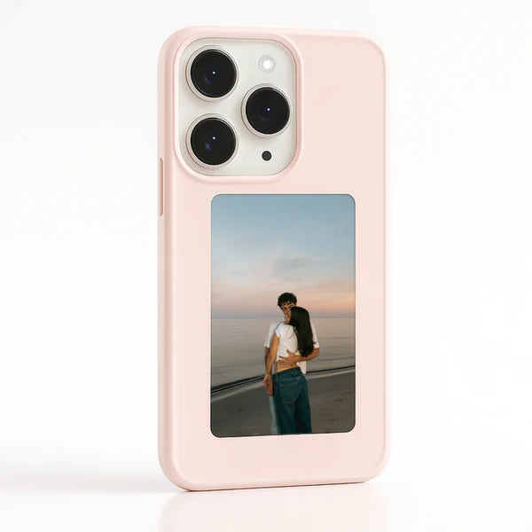 Pixly NFC E-Ink-skal för iPhone – smart skal med anpassningsbar skärm (DIY-bilder)