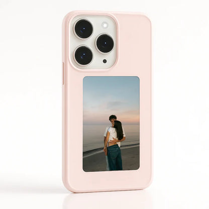 Pixly NFC E-Ink-skal för iPhone – smart skal med anpassningsbar skärm (DIY-bilder)