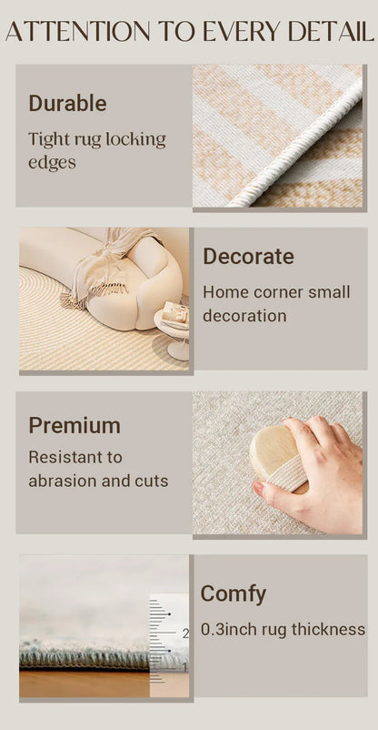 Luxe Wasbaar & Vlekbestendig Vloerkleed