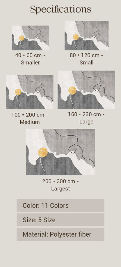 Luxe Wasbaar & Vlekbestendig Vloerkleed