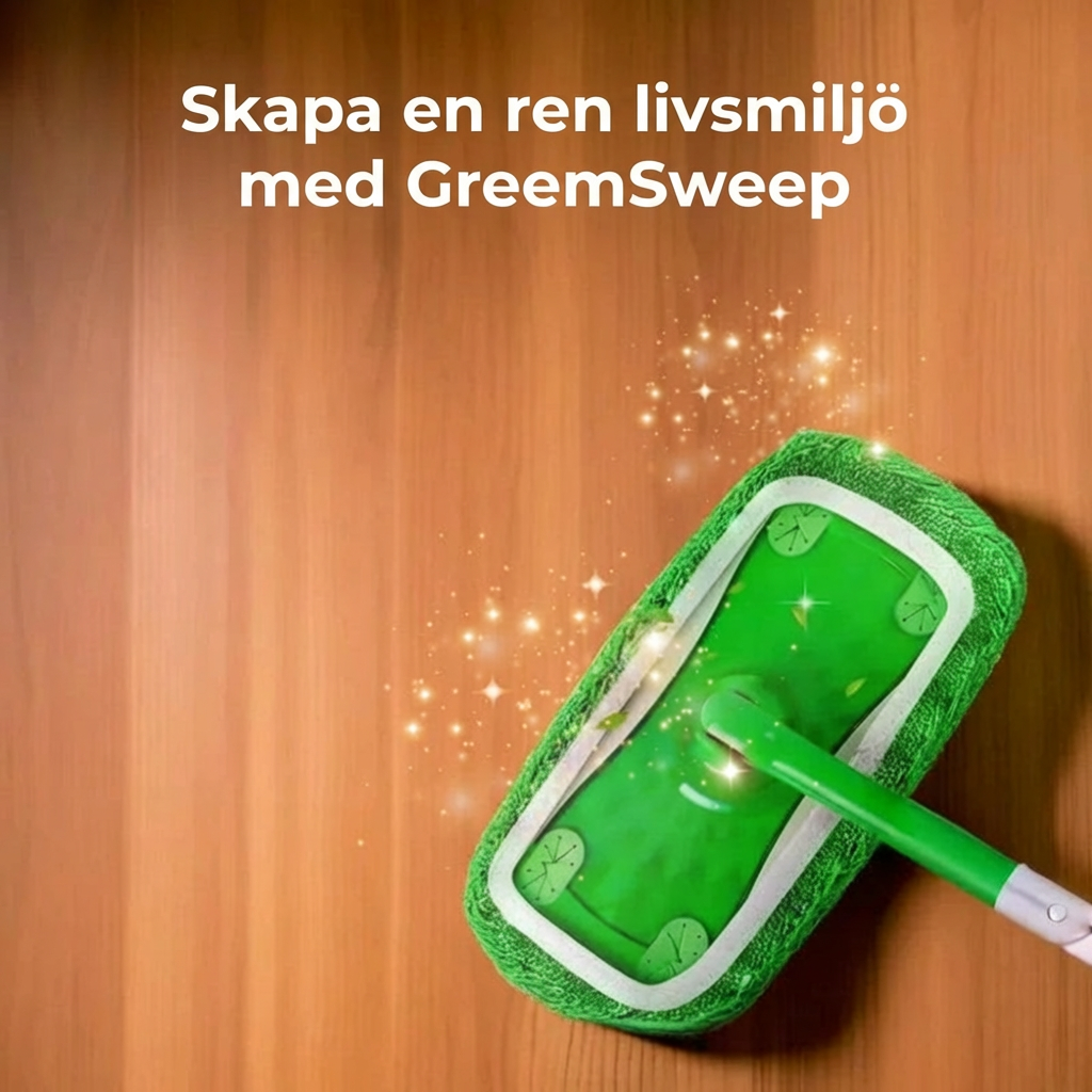 GreenSweep™ återanvändbar mopp kompatibel med Swiffer