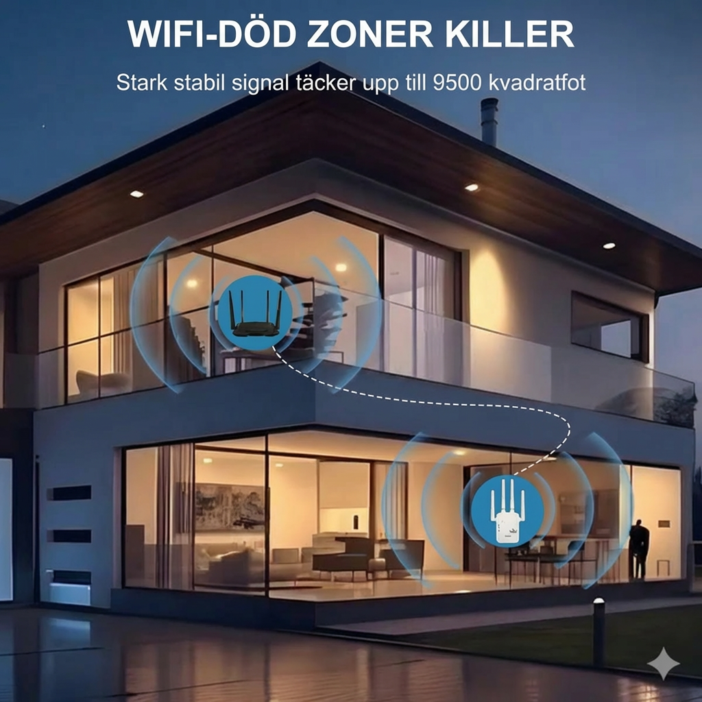 WiFi signalf rst rkare 1200Mbps Dubbelband Repeater 5GHz Och 2 4 GH wifi-signalf-rst-rkare-1200mbps-dubbelband-repeater-5ghz-och-2-4-gh