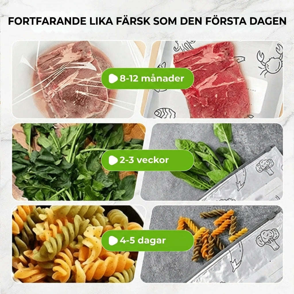 [30-pack] Återanvändbara täta aluminiumfolie-påsar