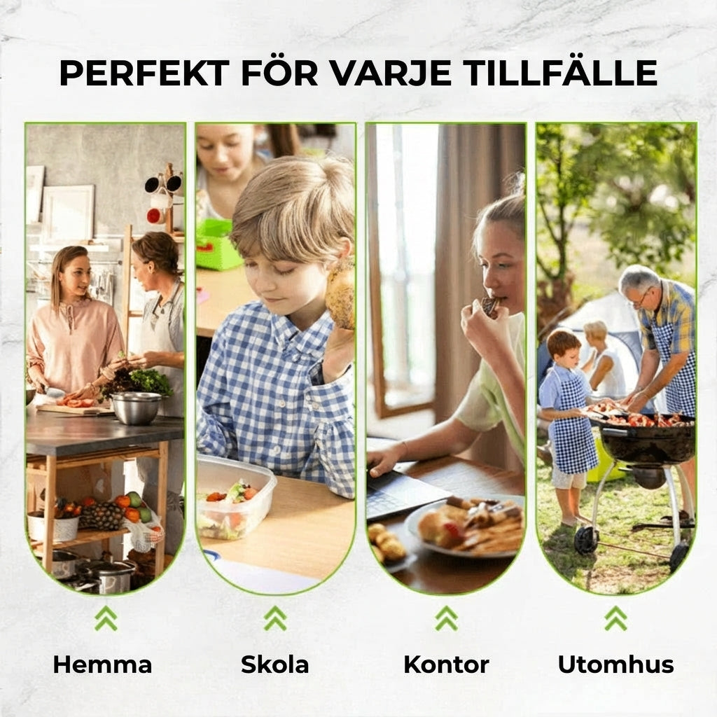 [30-pack] Återanvändbara täta aluminiumfolie-påsar