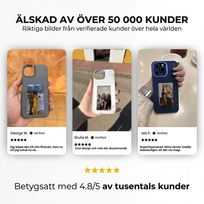 Pixly NFC E-Ink-skal för iPhone – smart skal med anpassningsbar skärm (DIY-bilder)