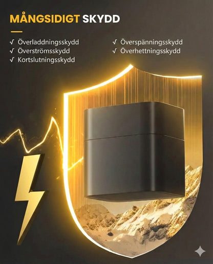 Batteriladdare med 8 uppladdningsbara AA-batterier – snabbladdare 2,5 timmar (för AA- och AAA-batterier)