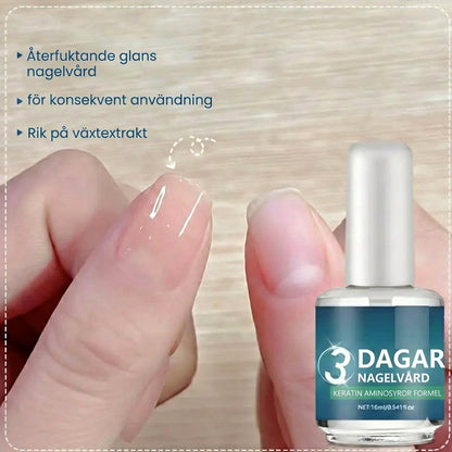 Snabbtorkande nagellack – hög glans – vårdar nagelbanden – salongskvalitet