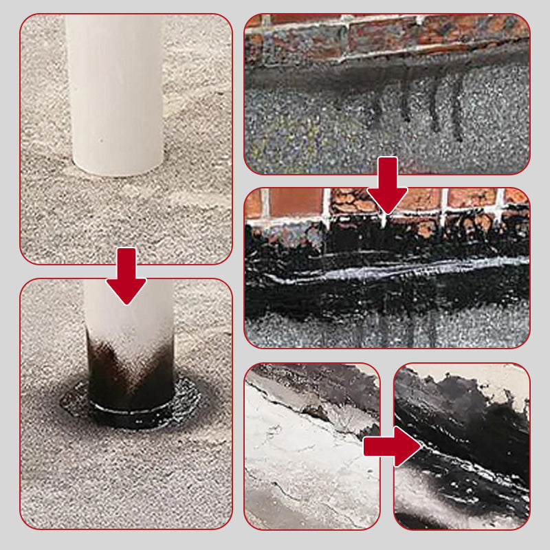Vattentät tätningsspray – flytande gummi för rännor, rör och fogar (stoppar läckor direkt)