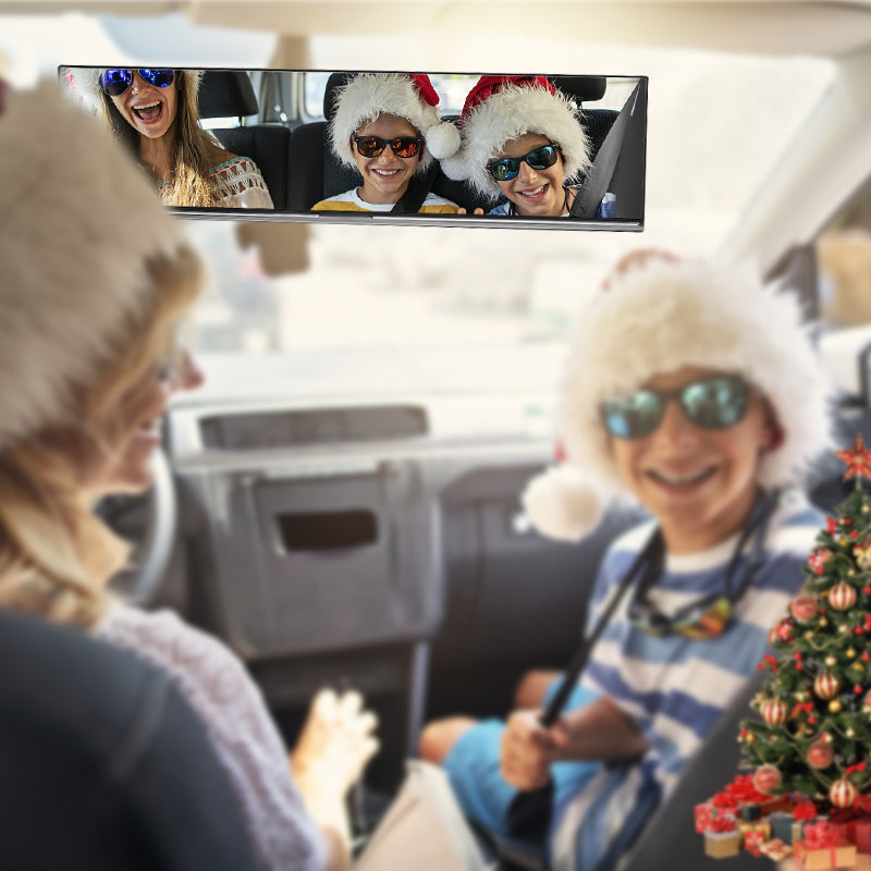 Panoramische Binnenspiegel - Groothoek & Universele Pasvorm