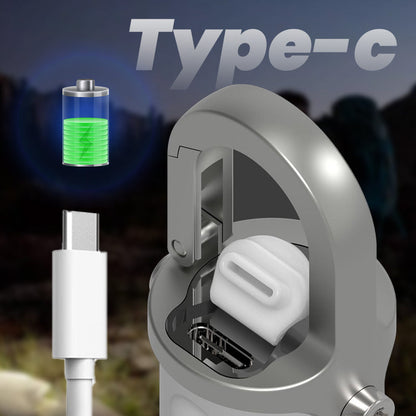 1200LM Mini Sleutelhanger Zaklamp – Super Helder & Waterdicht