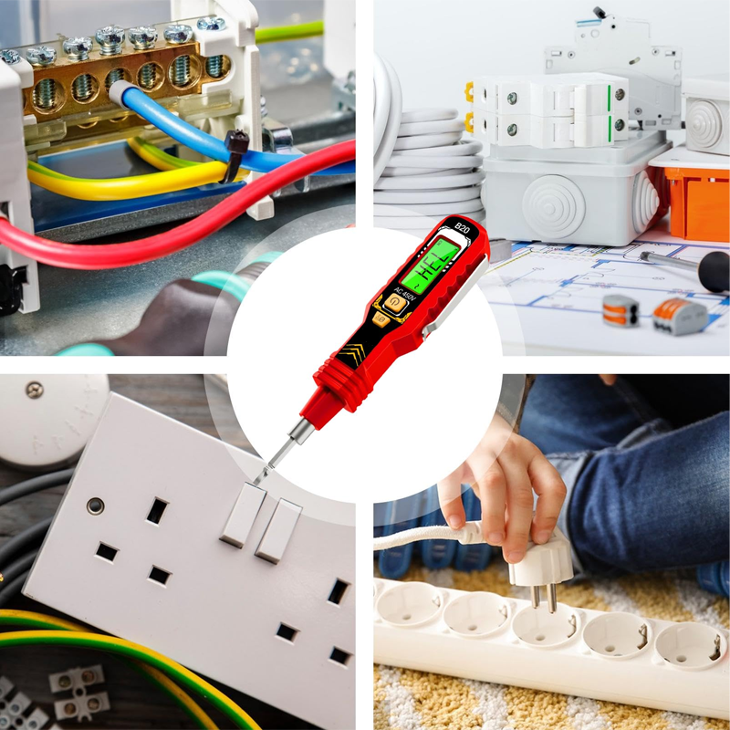 Digitale Contactloze Spanningstester (LCD-display)