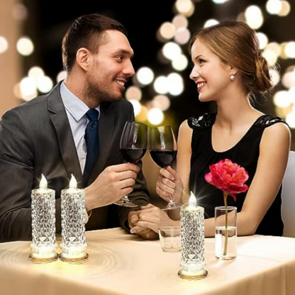 Romantische LED-kaarsen-Voordeelpak 4 stuks