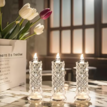 Romantische LED-kaarsen-Voordeelpak 4 stuks