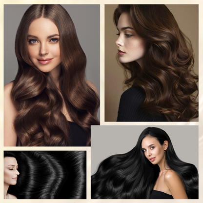 Utväxtkam-set – tillfällig hårfärg för grått hår och utväxt (omedelbar effekt)