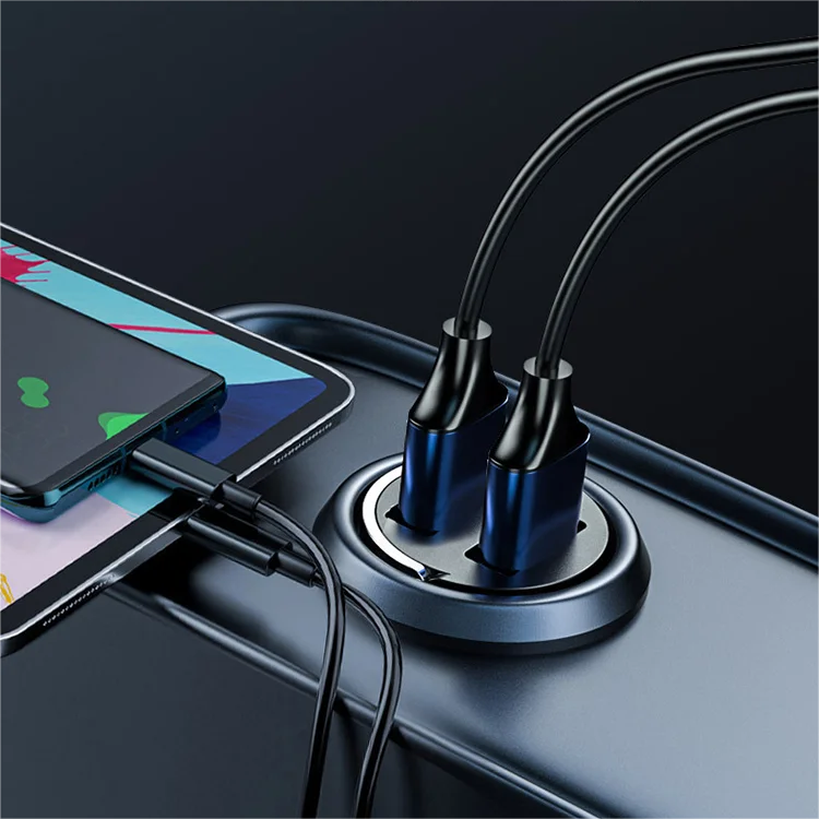 Autolader met USB-C en USB-A Snellader