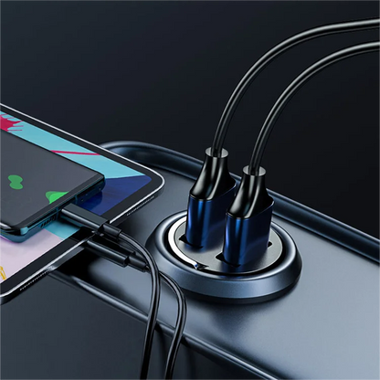 Autolader met USB-C en USB-A Snellader