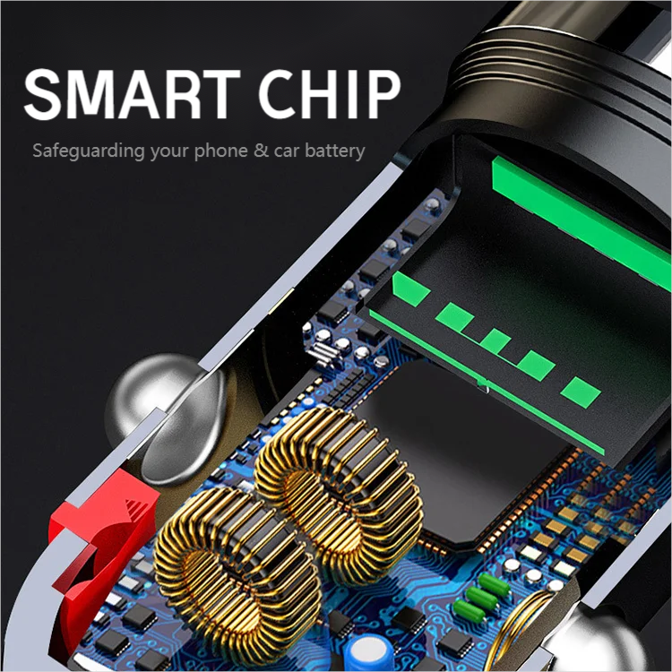 Autolader met USB-C en USB-A Snellader