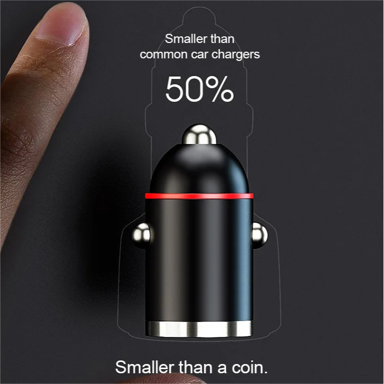 Autolader met USB-C en USB-A Snellader