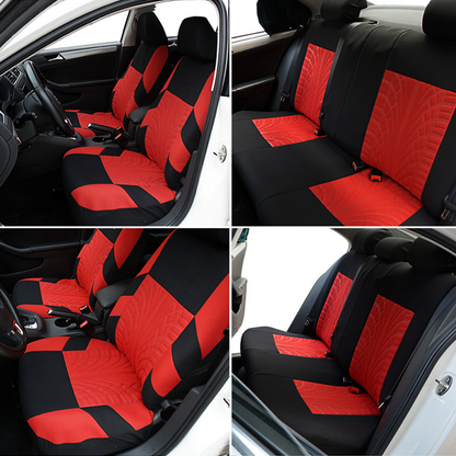 Stoere Autostoelhoezen Set (Bandenprofiel Look)