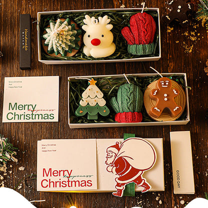 Luxe Sfeerkaarsen Set voor de Feestdagen