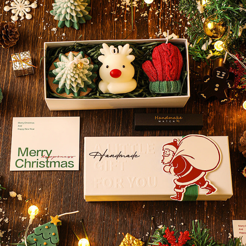 Luxe Sfeerkaarsen Set voor de Feestdagen