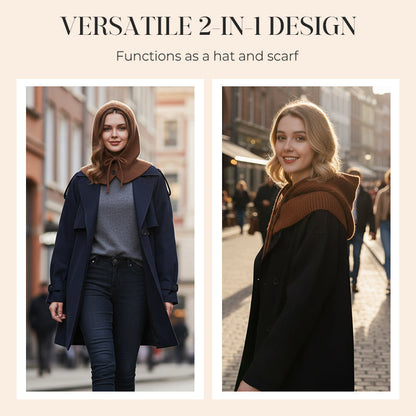 Gebreide Colmuts met Knoopsluiting (voor Dames)