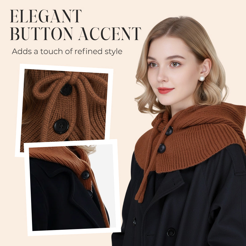 Gebreide Colmuts met Knoopsluiting (voor Dames)