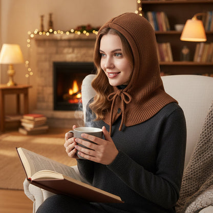 Gebreide Colmuts met Knoopsluiting (voor Dames)