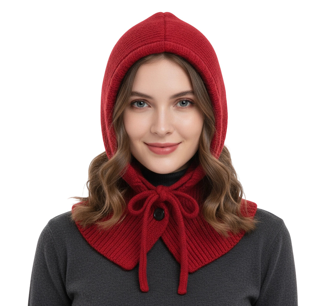 Gebreide Colmuts met Knoopsluiting (voor Dames)