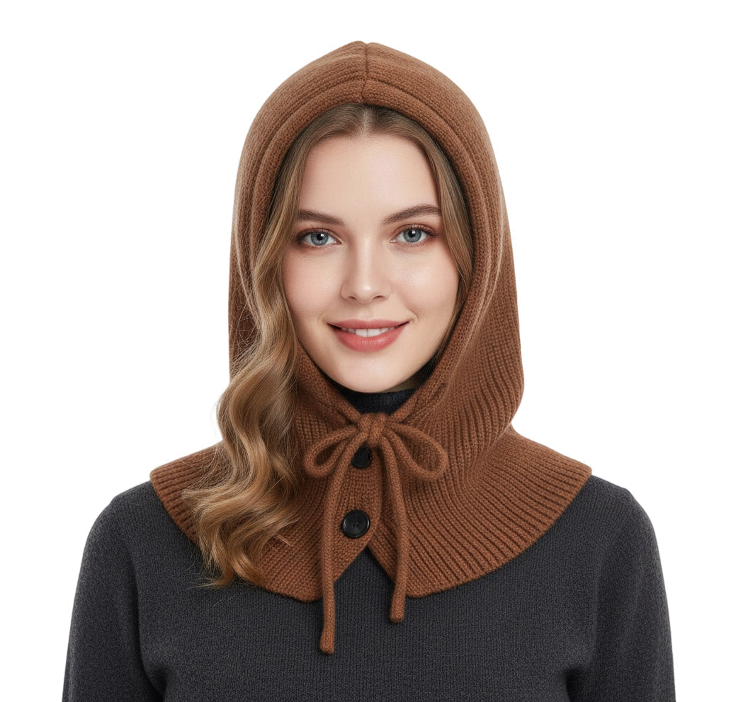 Gebreide Colmuts met Knoopsluiting (voor Dames)