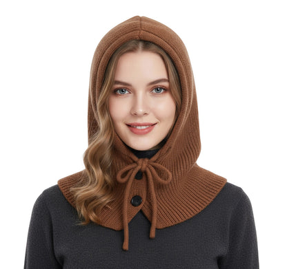 Gebreide Colmuts met Knoopsluiting (voor Dames)