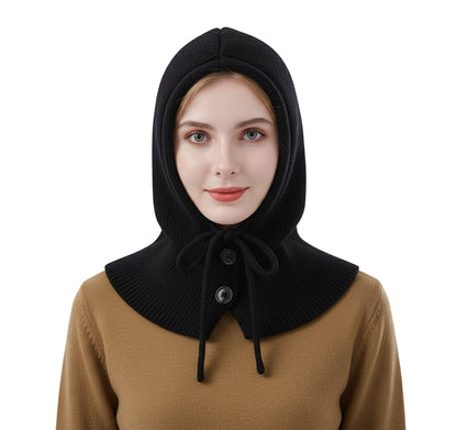 Gebreide Colmuts met Knoopsluiting (voor Dames)