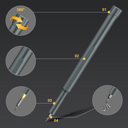 [44]-delige Precisieschroevendraaier Set