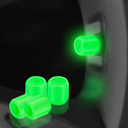 Självlysande ventillock – Lysande – Passar cyklar, bilar och motorcyklar