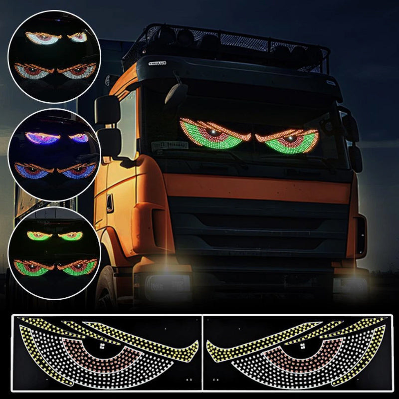 LED Devil Eyes för bilens vindruta