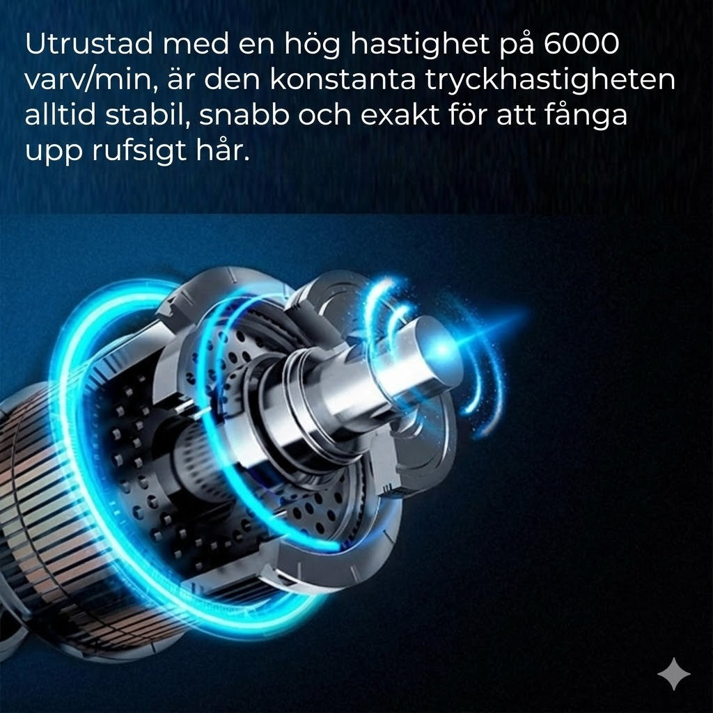 Näs- och öronhårstrimmer – USB-C-uppladdningsbar (vattentät och smärtfri)