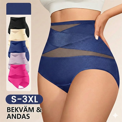 Högmidjade formande trosor – sömlös shapewear (magkontroll)