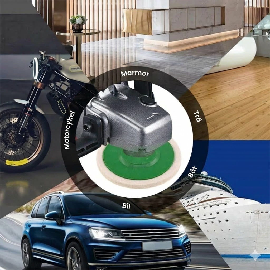 Filtpolerskiva för Dremel och multiverktyg – 10-pack