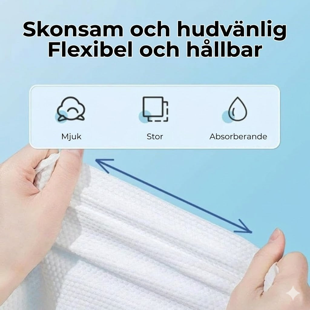 Komprimerade handdukar i tablettform – portabla resehanddukar, perfekta för camping och utomhusaktiviteter